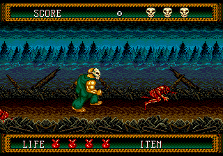 Скриншот игры Splatterhouse 2